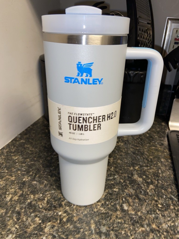 Gray And Blue Stanley Cup New With Tag No Box