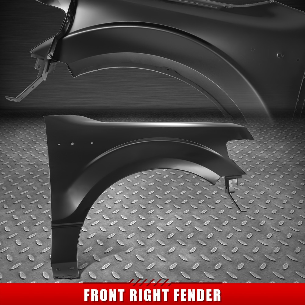 CAPA Passenger Right Side Fender Primed Steel For 09-14 Ford F150 CL3Z16005A