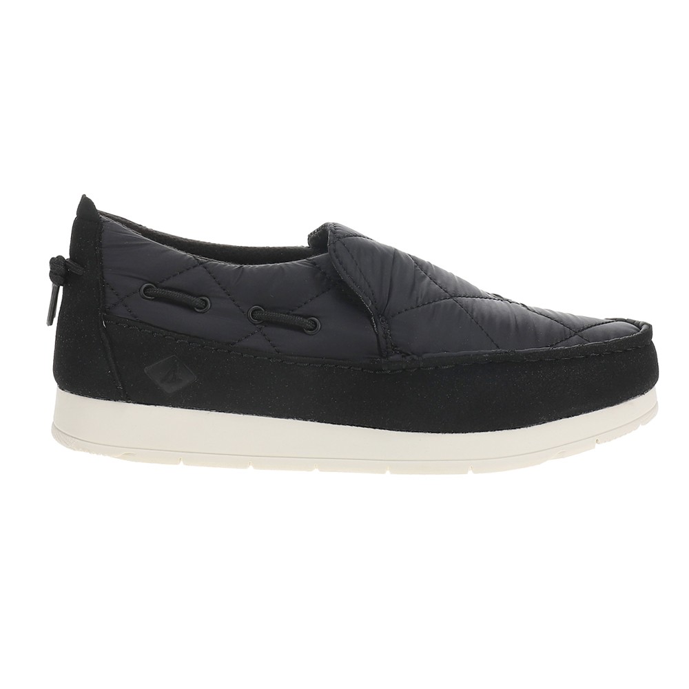 Sperry Sperry MocSider Nylon Shoe Mens Black Casual Shoes STS23793