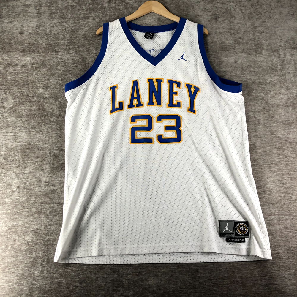 Vintage Michael Jordan Laney High School #23 Basketball Jersey Men’s 3XL Home