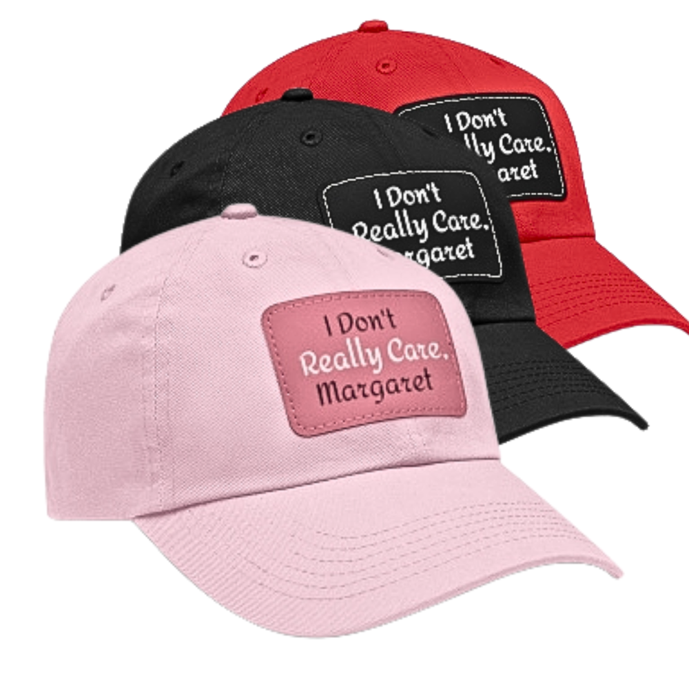 JD Vance Quote. I Don't Really Care Margaret. MAGA, MAHA, DOGE. Unisex hat