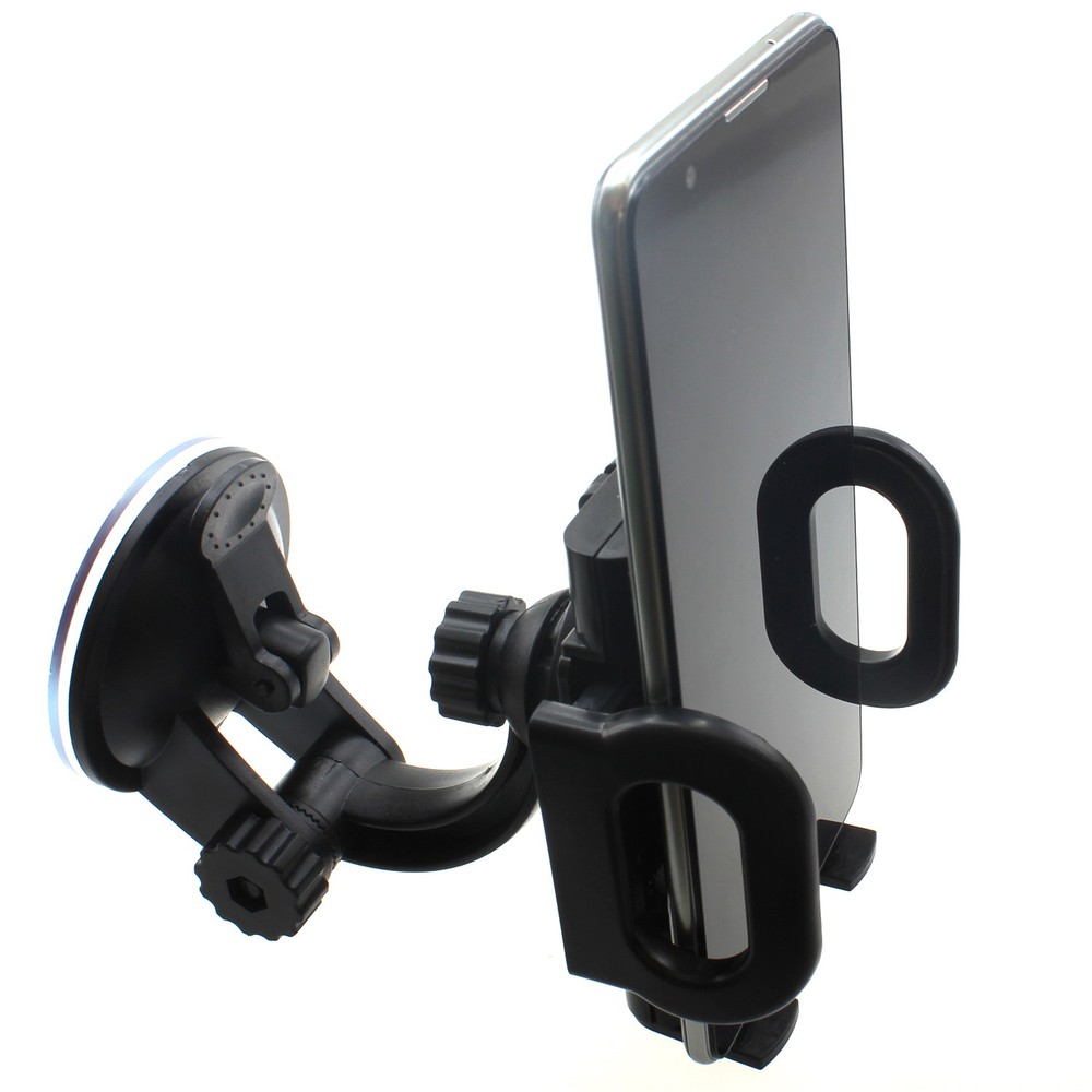 For Phone 16/17/Pro/Max/Air - Car Mount Windshield Holder Glass Cradle Swivel
