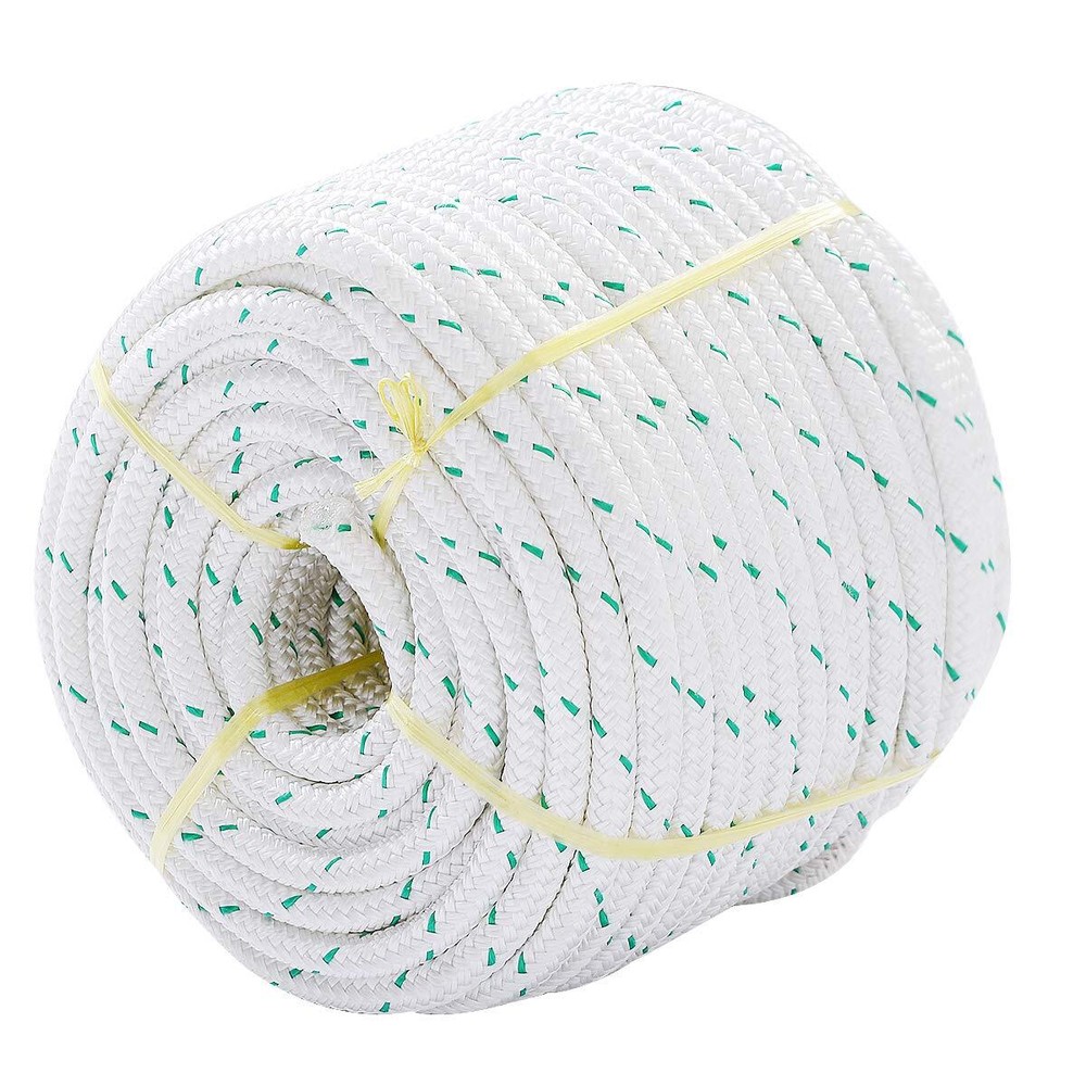 Giantex 3/7 Durable Braid Polyester Rope, 150 ft Heavy Duty Rope for Tie, Pul...
