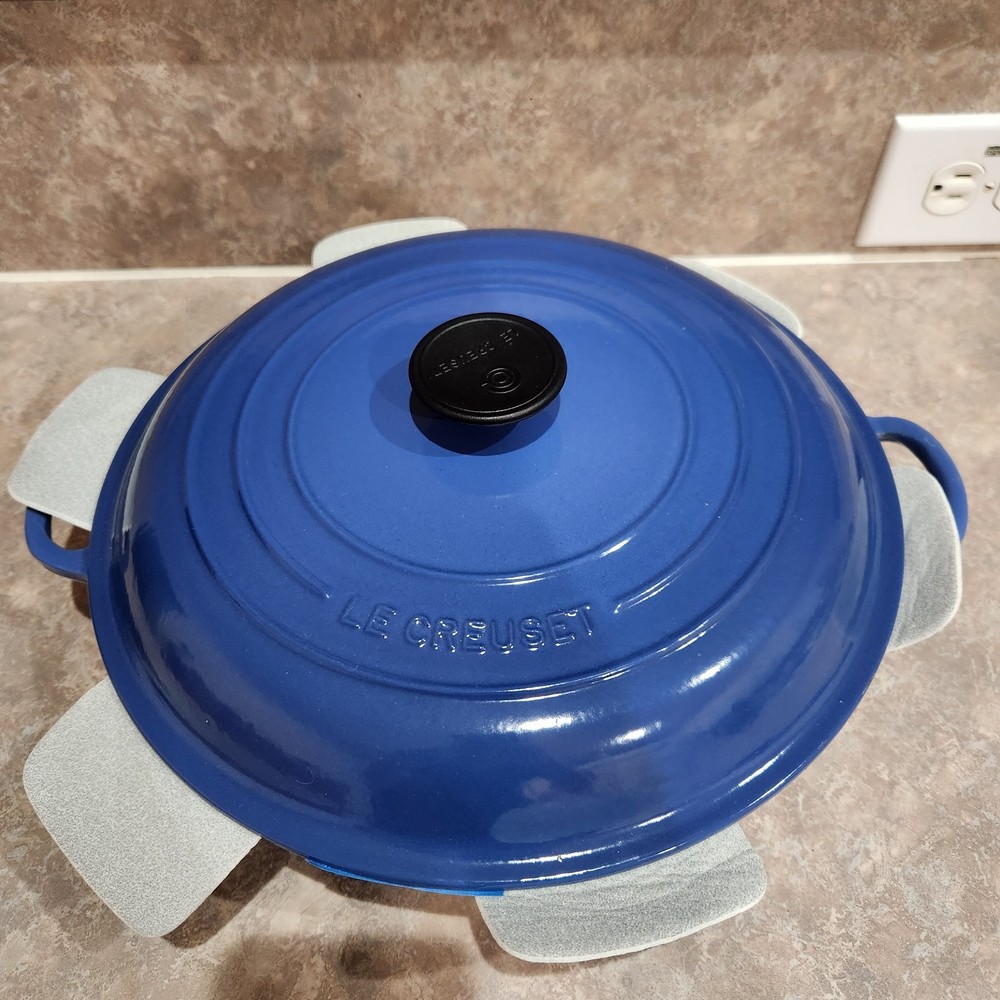 Le Creuset Enameled Cast Iron 12-Inch Dutch Oven Braiser, Made in France, Brand New