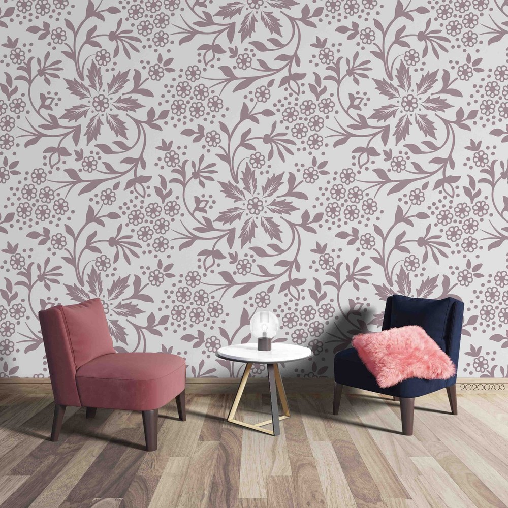 3D Decorative Art Flowers Pattern Wall Murals Wallpaper Murals Wall Sticker