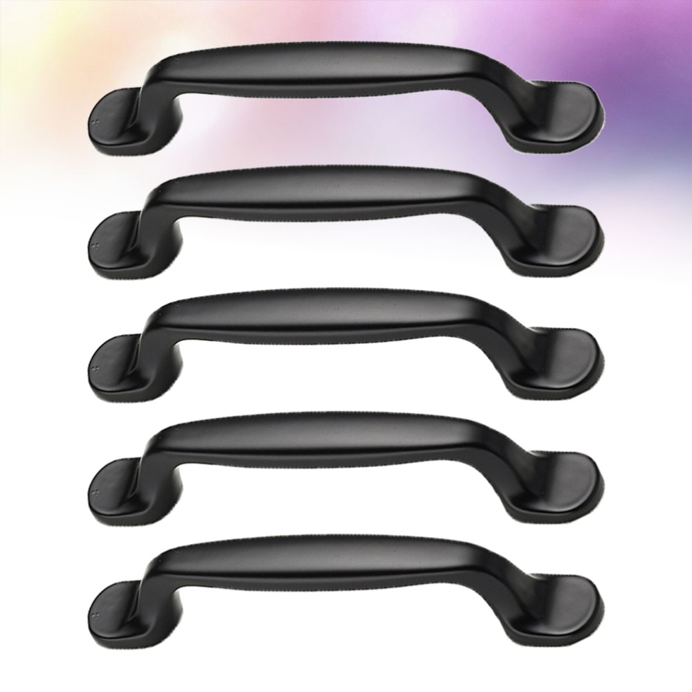 5 Pcs Aluminum Cabinet Handles for Drawers & Wardrobes