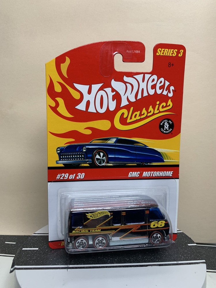 Hot Wheels Classics Series 3 #29/30 GMC Motorhome Chrome Spectrflame w/5sp NIP