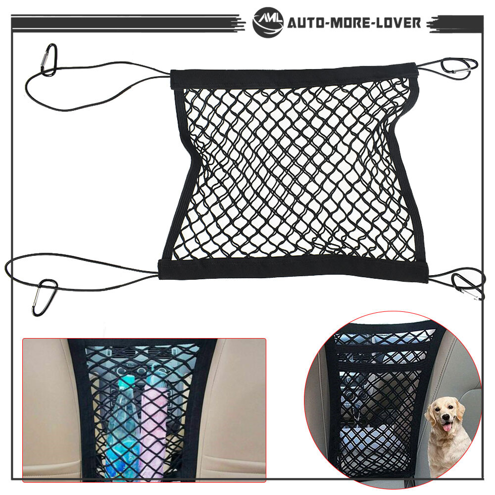 Car Pet Barrier Net Guard Back Seat Safety Protector Mesh For SUV Truck Van