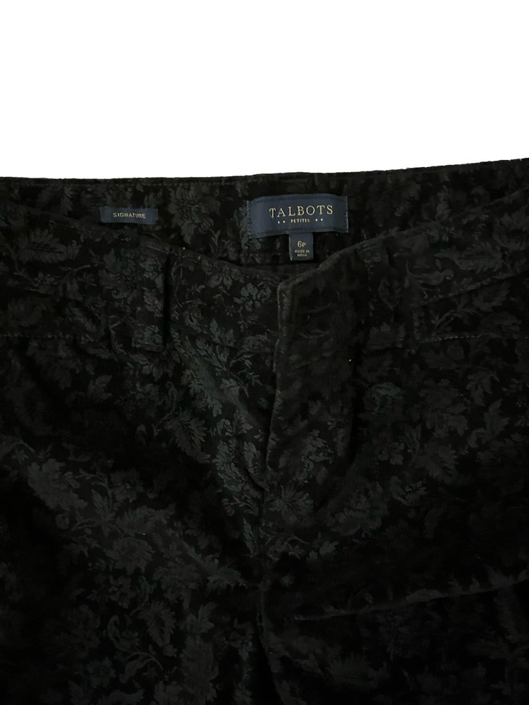 Talbots Signature Black Petite Pants Size 6P