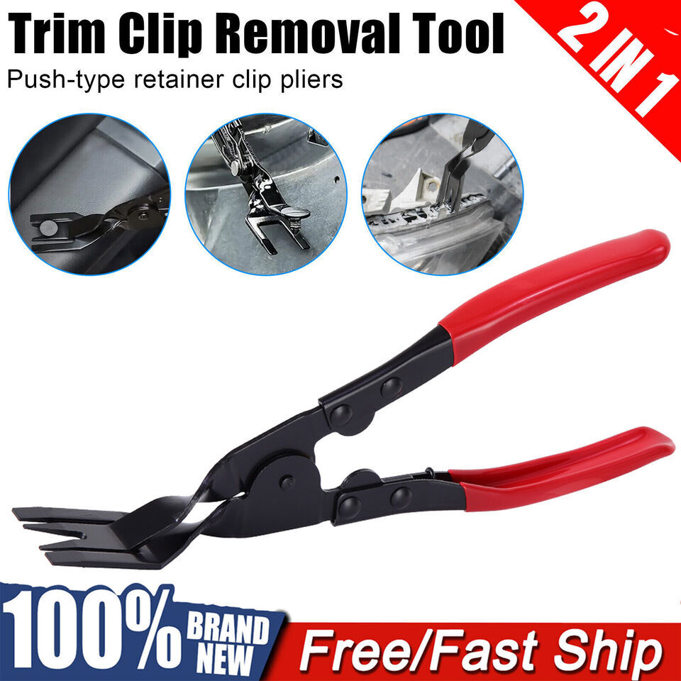 Car Trim Clip Removal Pliers Headlight Repair Door Panel Retainer Remover Tool