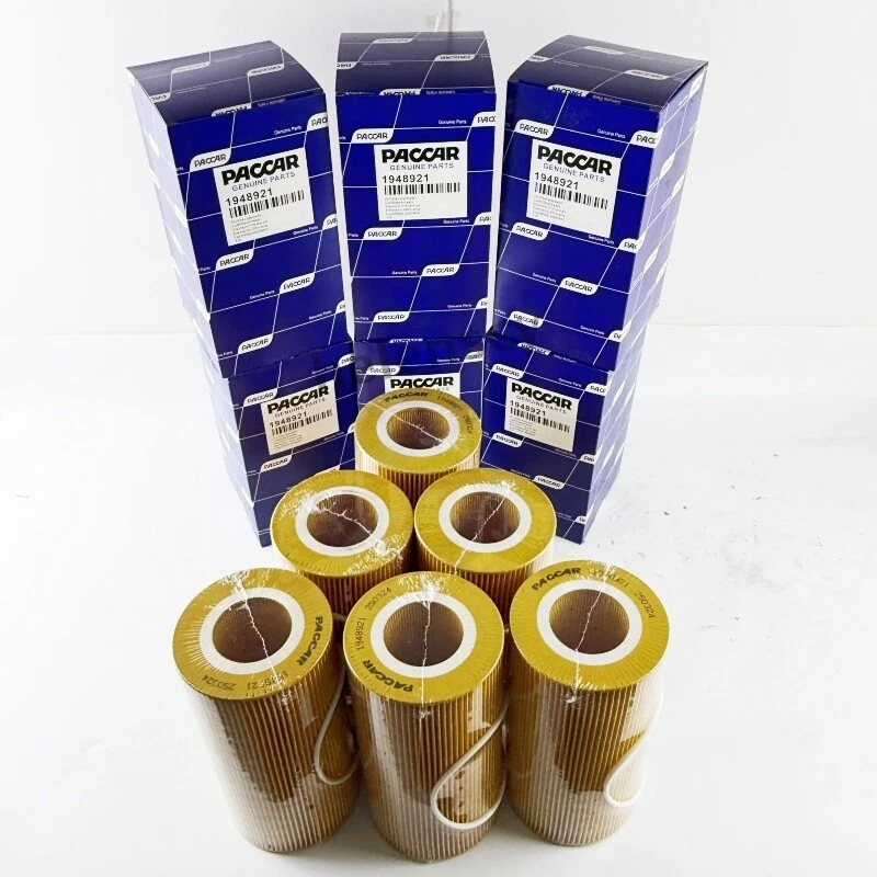 6PCS GENUINE PACCAR 1948921 MX-13 EPA13 OIL FILTER ELEMENT 1948921PE