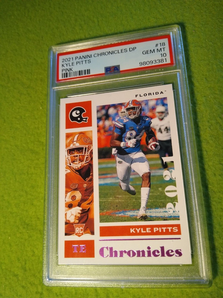 PSA 10 Graded Kyle Pitts NFL Rookie Football Card