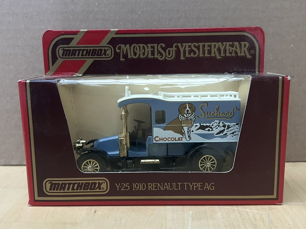 1910 Renault Type AG Van Chocolat Suchard Matchbox Y25 Yesteryear Model  