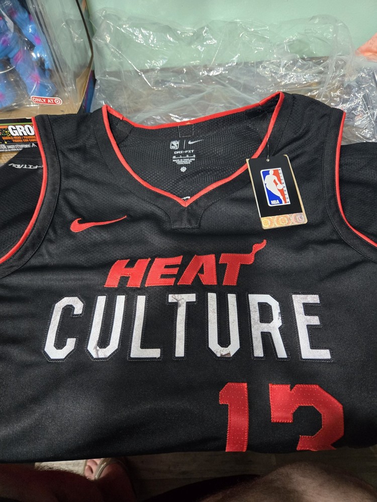 Miami Heat Culture 2023 City Edition Jersey Bam Adebayo large 48  100% Authentic