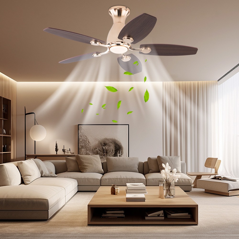 **Modern Chandelier Ceiling Fan with Remote & Light Kit**  