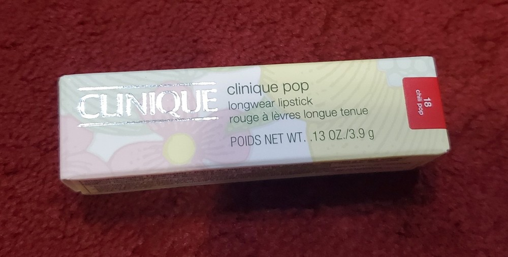 Clinique Pop Long Wear Lipstick in Chili 0.13 Ounce