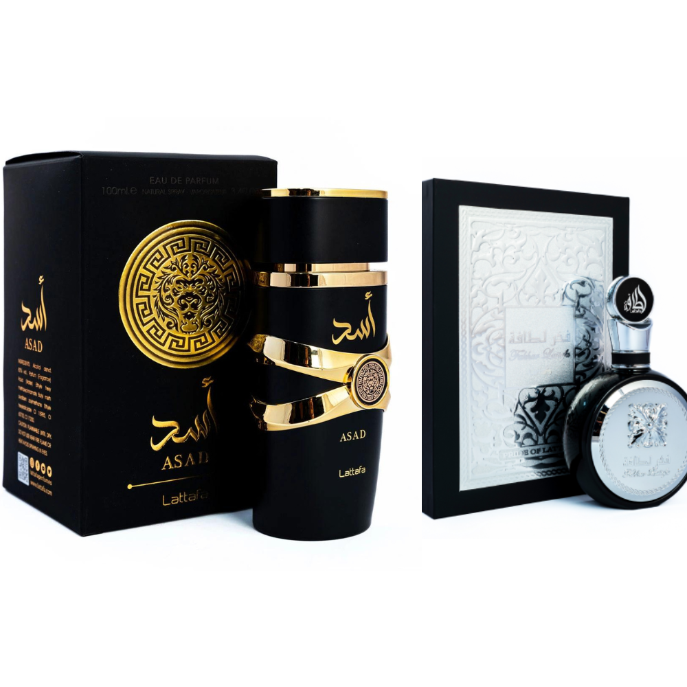 Lattafa Asad and Lattafa Fakhar Men’s EDP Perfume Combo 100 ML Each Best Price