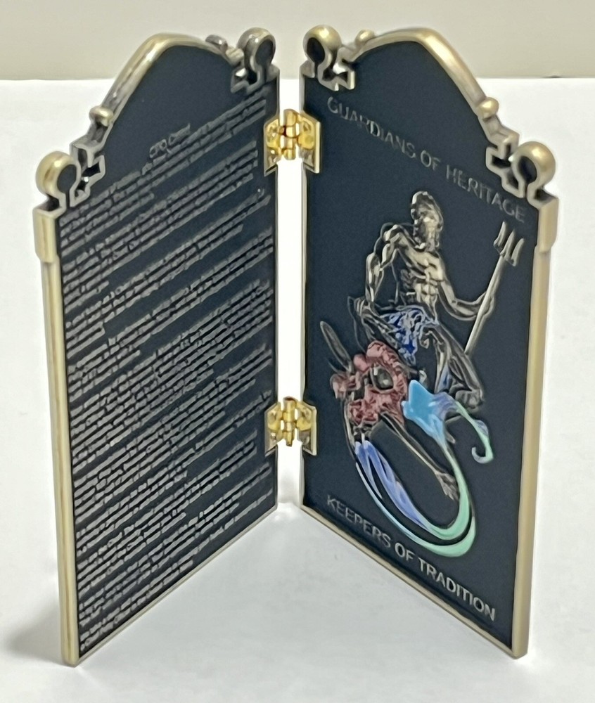 USN Navy Chief Pride Day 2018 Challenge Coin with Display Stand FY19-image