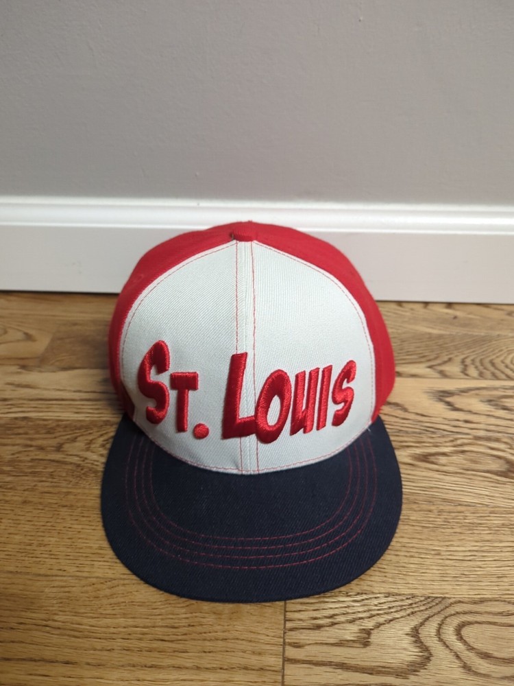 ST. LOUIS Six Flags Snapback Flat Billed Adjustable Baseball Cap