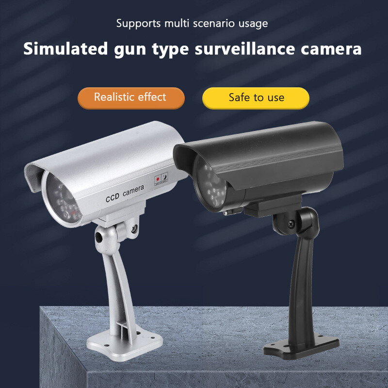 Fake Dummy Camera Bullet Shaped Waterproof Security CCTV Surveillance Camera