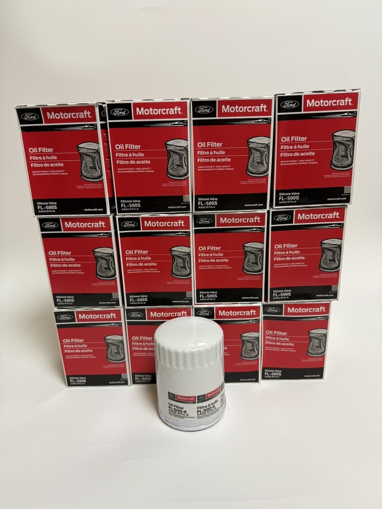 Set of 12 pcs. Genuine OEM Motorcraft FL500S Engine Oil Filter Ford AA5Z6714A
