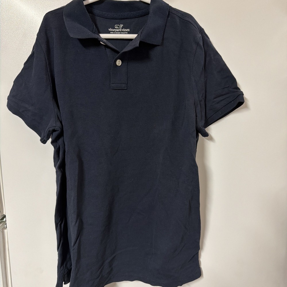 Vineyard vines polo youth Medium Blue Solid