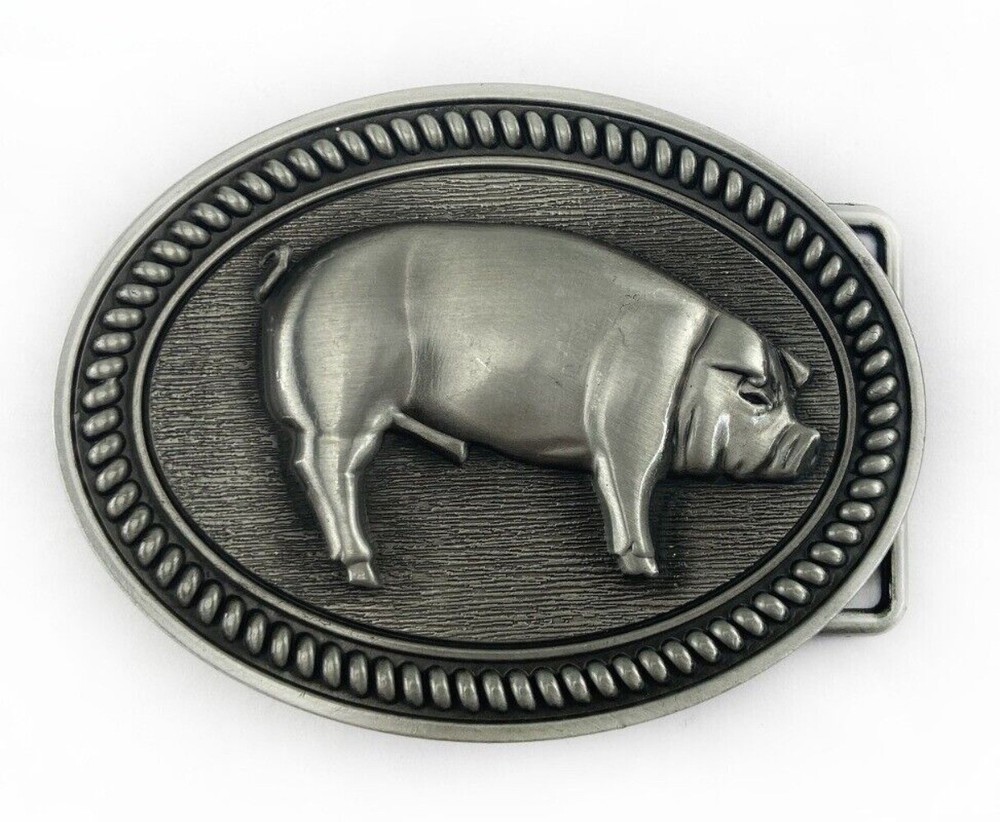 Western Belt Buckle for Men & Women Cowboy Rodeo Vintage Style Wear - Boar