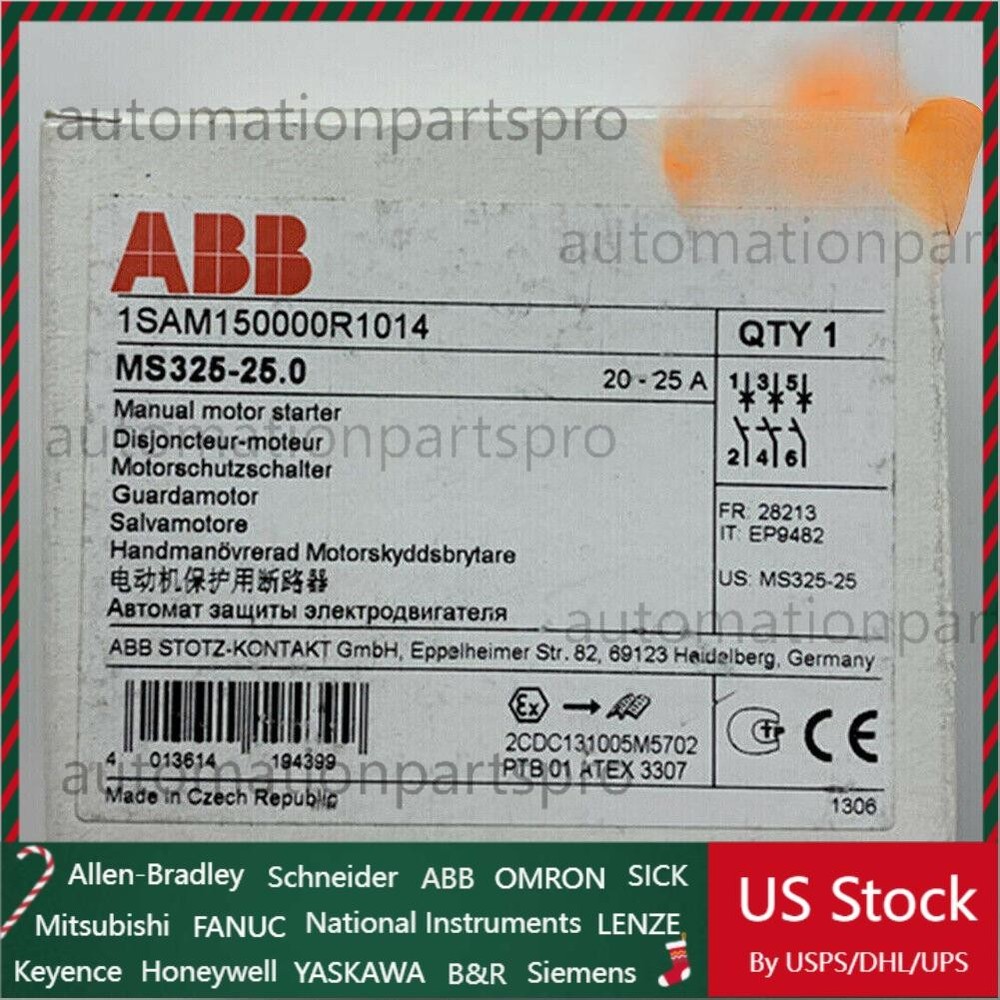 1PCS NEW ABB MS325-25 Manual Motor Starte MS325-25