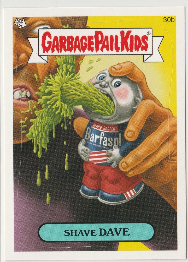 Shave Dave Garbage Pail Kids GPK 2008 ANS7 Series 7 #30b