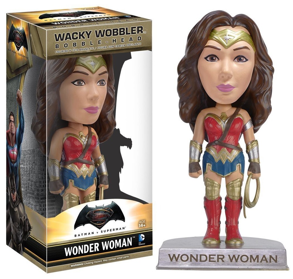 Batman Vs Superman Wonder Woman Bobble Head 15Cm Funko Wobbler DC