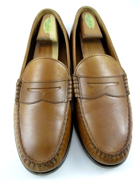 Allen Edmonds Newman Mens Leather Penny Loafer Size 11 D Pecan Worn Once 586N