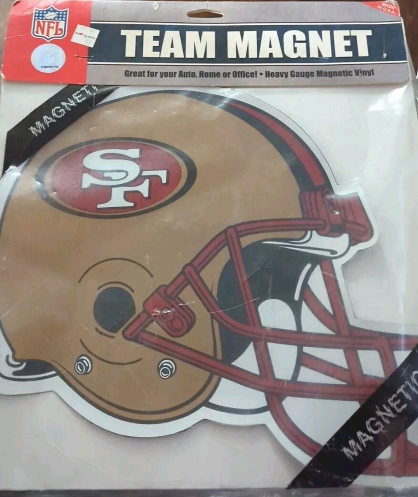 San Francisco 49ers NFL Heavy Gauge Fridge Auto Office Magnet