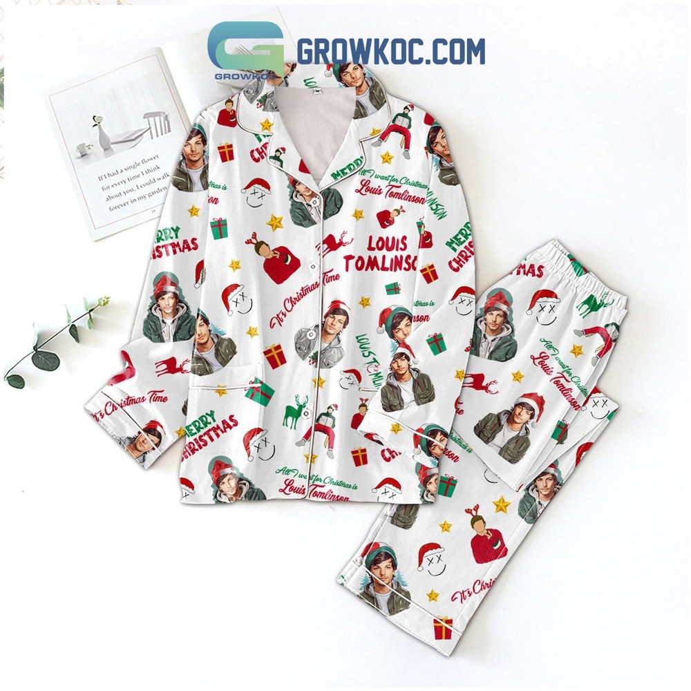 Louis Tomlinson Christmas Pajama Set for Holiday Coziness