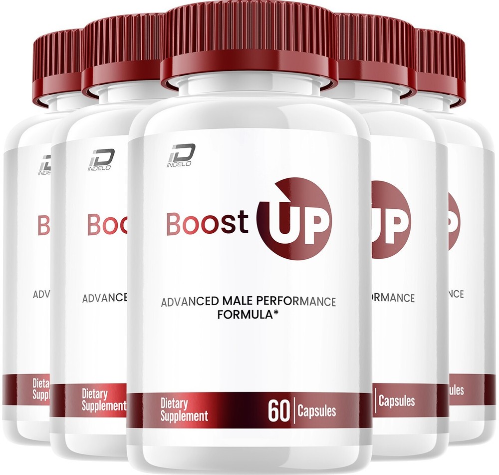 (5 Pack) Boost Up for Men Capsules-BoostUp Vitamin Complex Pills, All Natural