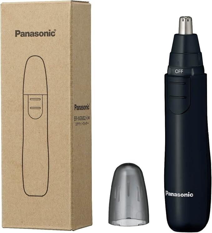 Panasonic ER-NGNB2-K battery-powered nose hair cutter Men's Eyebrows Beard Ear