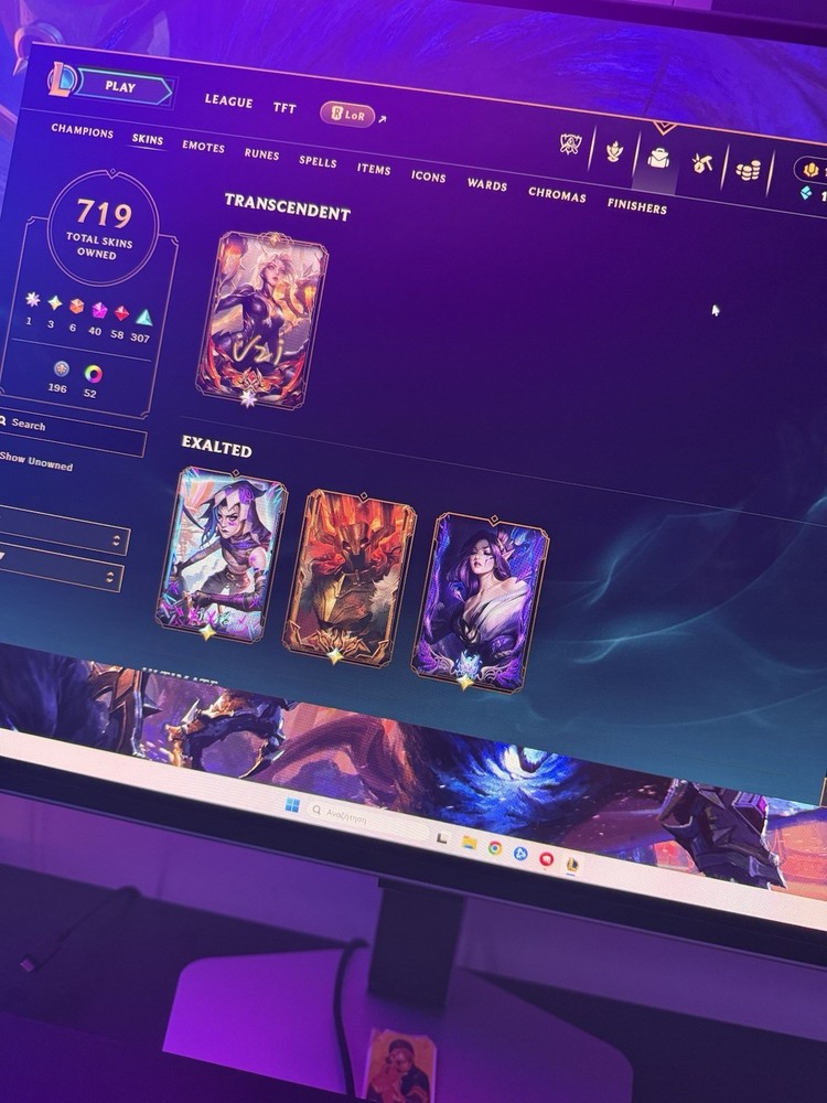 League Of Legends Account 719 Skins