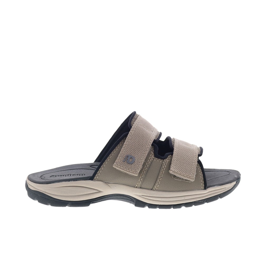 Dunham Newport Slide Water Friendly Mens Brown Extra Wide 4E Sandals Shoes