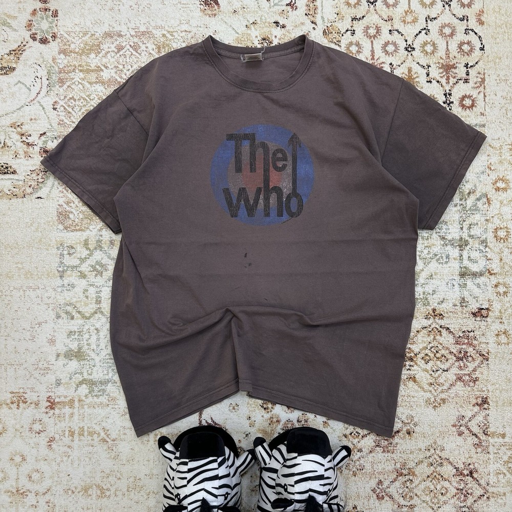 Vintage The Who 2003 T-shirts Y2K Style USA 00s  Big Logo Band Rock