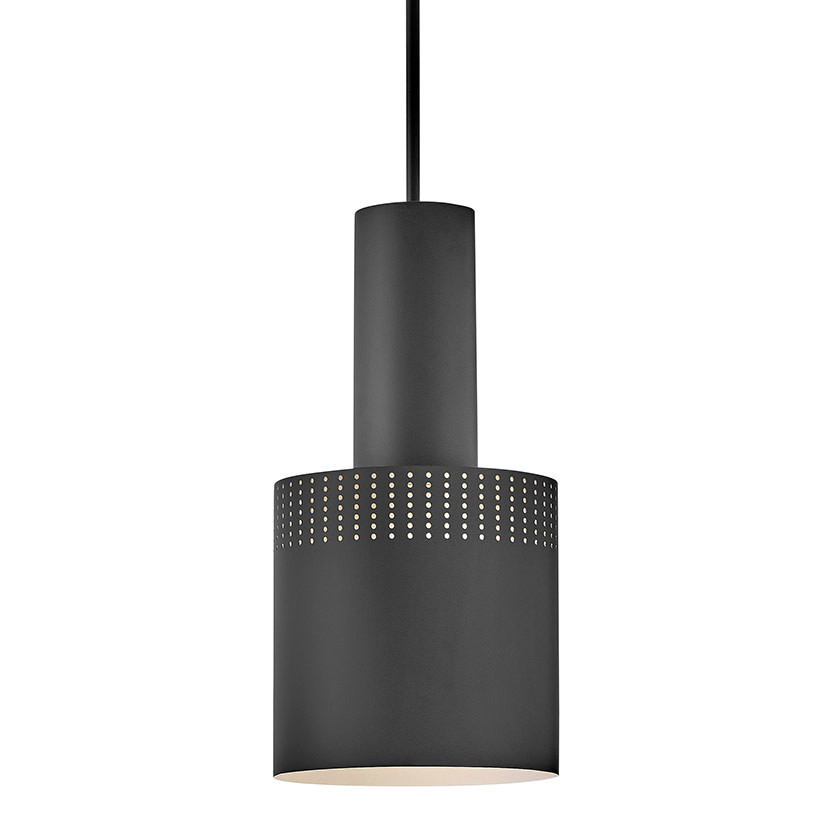 Lark 83687 Casey 9-Inch Black Mini Pendant Light