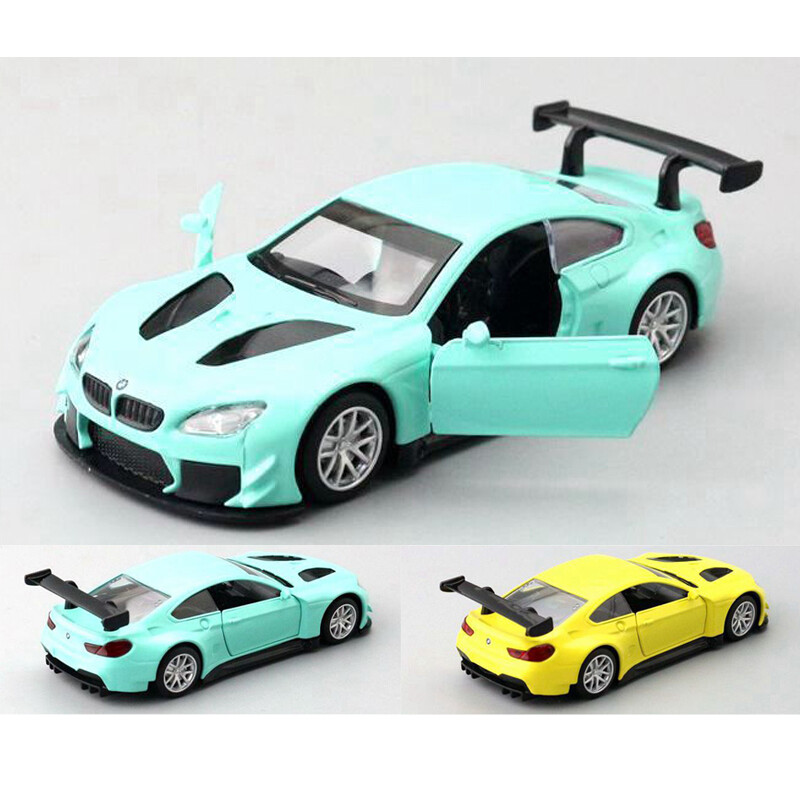1/44 Scale BMW M6 GT3 Model Car Diecast Vehicle Alloy Toy for Kids Pull Back