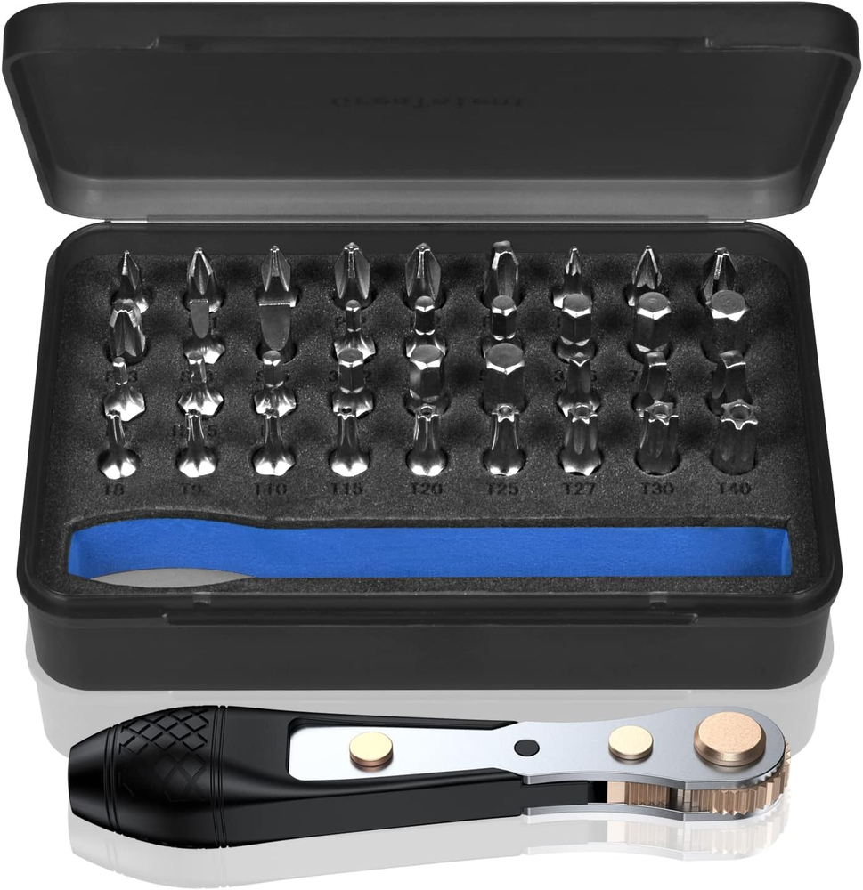 37Pcs Mini Ratchet Screwdriver Set with 1/4