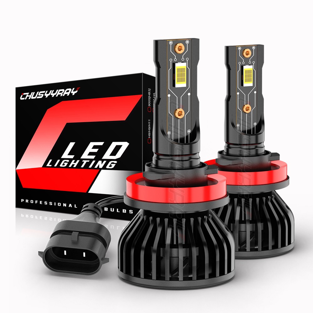 For Chevy Malibu LT LS Sedan 4-Door 2004-2012 H11 LED Headlights Bulb Low Beam