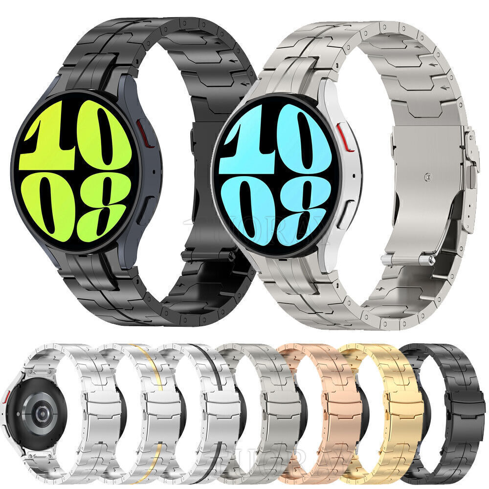 Stainless Steel Metal Band Strap for Samsung Galaxy Watch 6/5/4 Classic 40-47mm