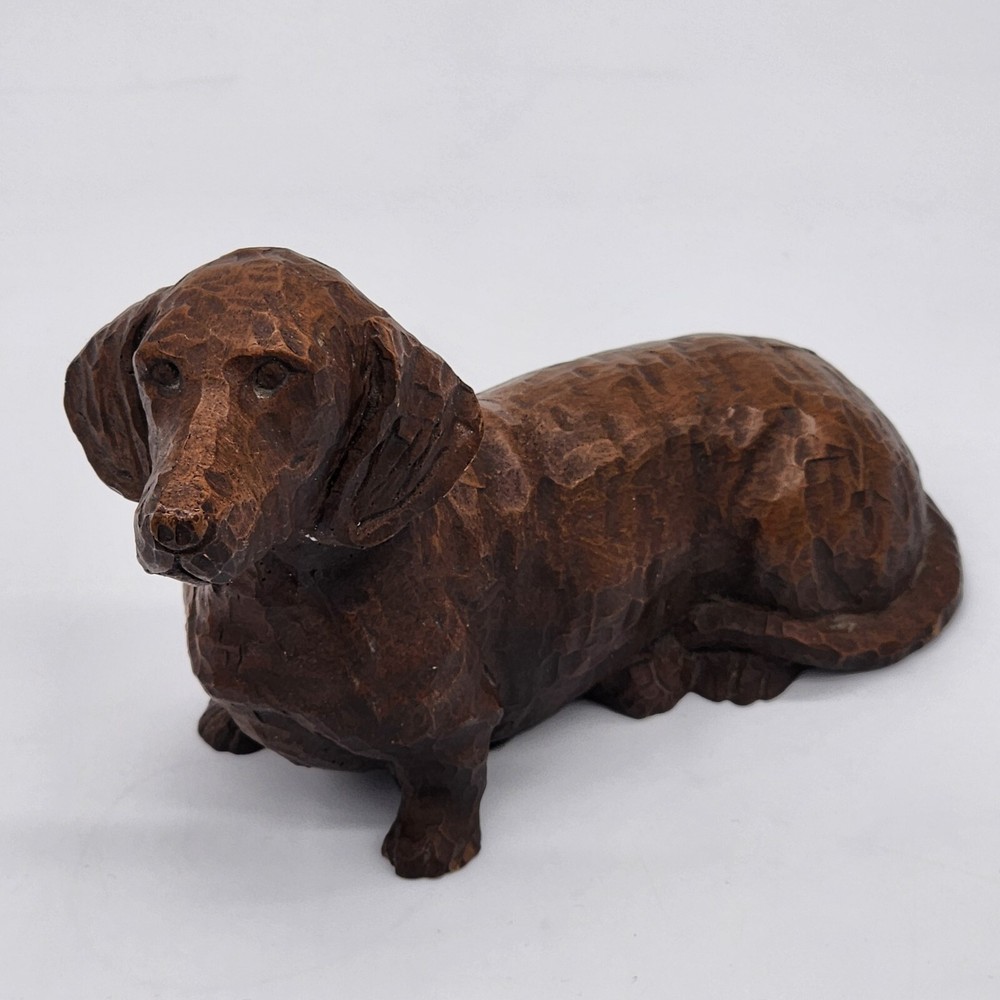 Vintage Red Mill Handcrafted Dachshund Figurine