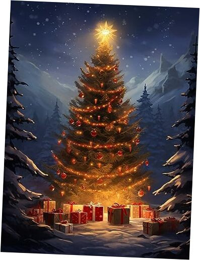 5D Christmas Tree Diamond Painting Kits - DIY Diamond Art Kits for Adults