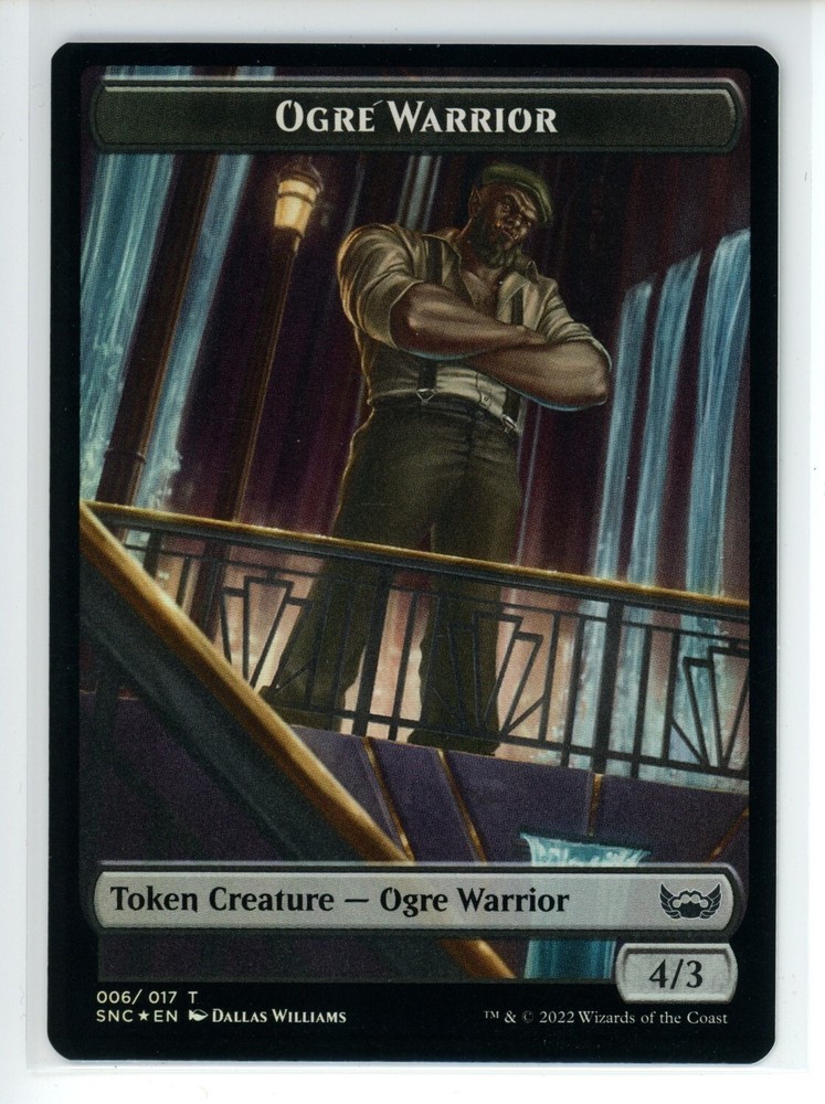 OGRE WARRIOR // CITIZEN DOUBLE- Streets of New Capenna FOIL #6//12 SNC(NM+)(MTG)
