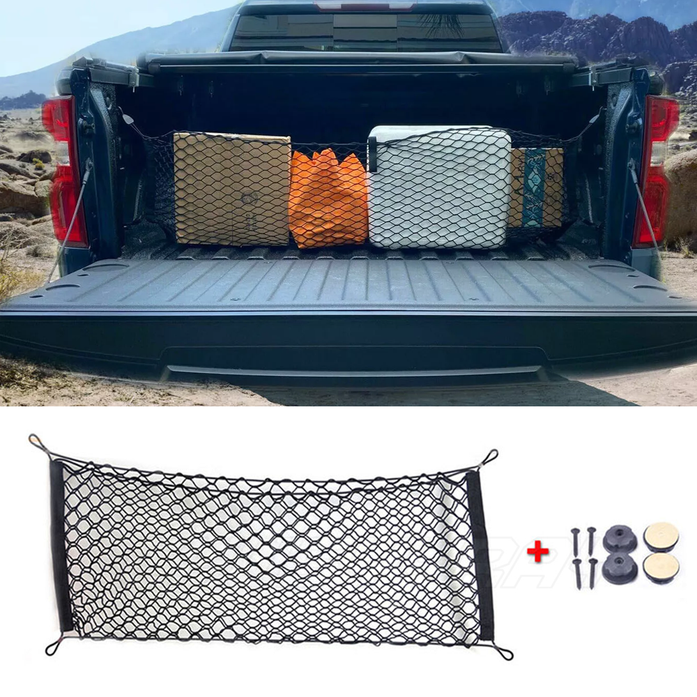 Rear Trunk Bed Envelope Style Cargo Net for Chevy Colorado GMC Canyon 2015-2025