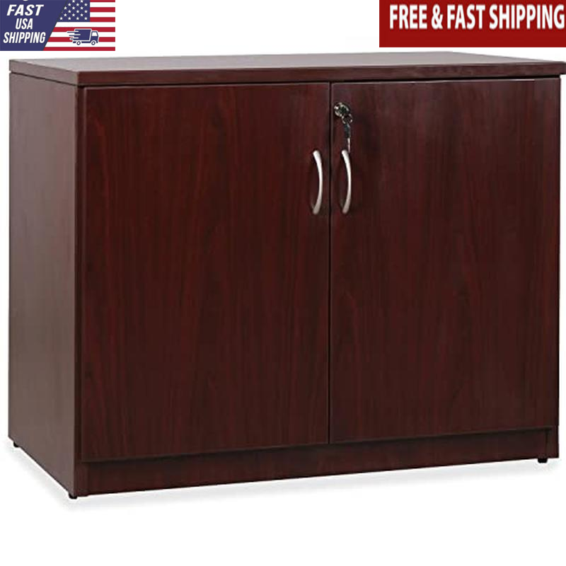 Lockable Modern Bookshelf - Durable Home Office Storage with Secure Design  