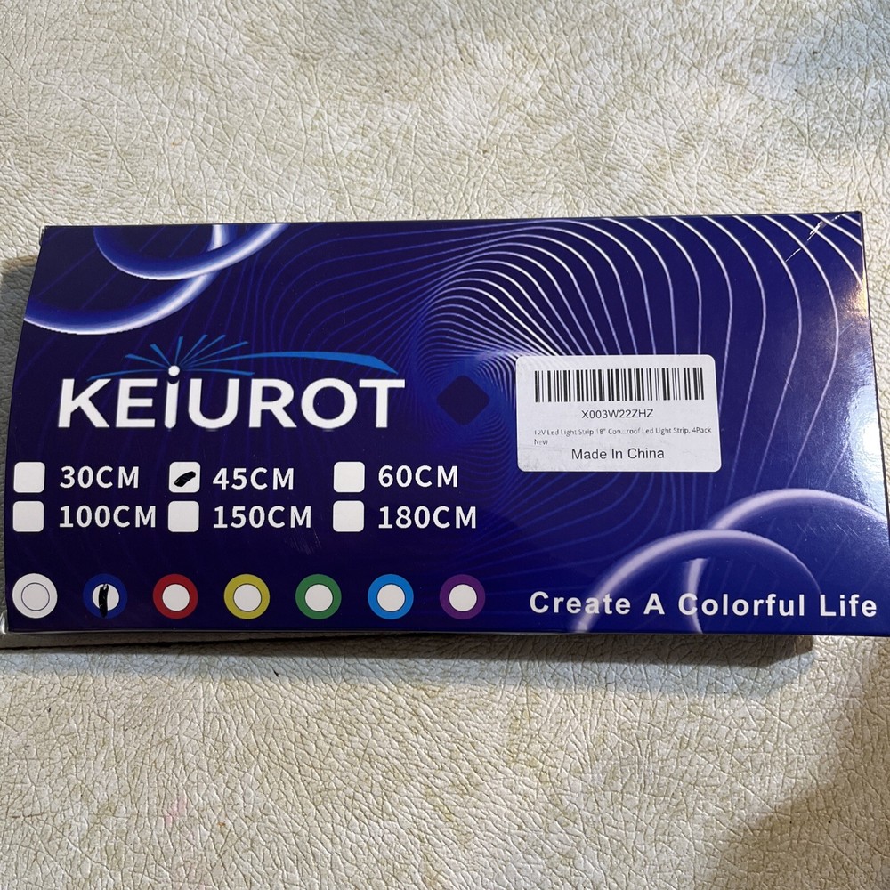 12V Flexible LED Strip Light Waterproof DIY Universal For Car Truck Boat US Ship