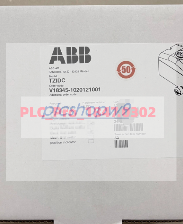 V18345-1020121001 1PCS Brand New ABB V183451020121001  Fast delivery